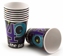 40 birthday cups